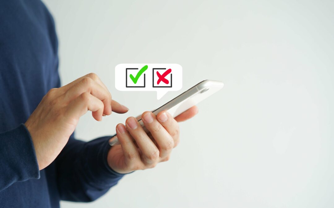 Mobile Device Online Voting Ballot