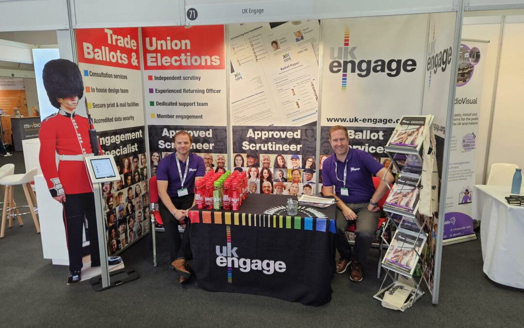 The UK Engage stand at the TUC Congress 2024 in Brighton