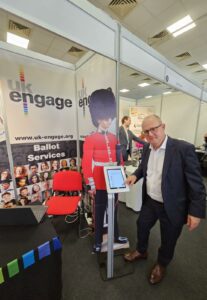 Paul Nowak trialling UK Engage's online voting systems